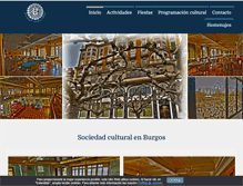 Tablet Screenshot of circulodelaunionburgos.com